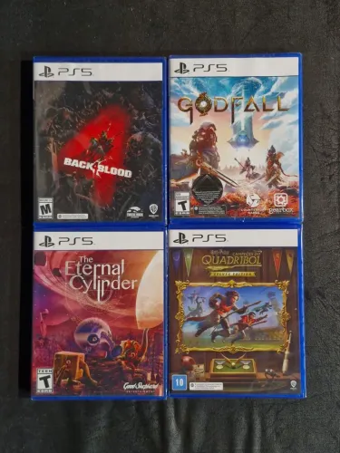 04 Jogos PS5 lacrados