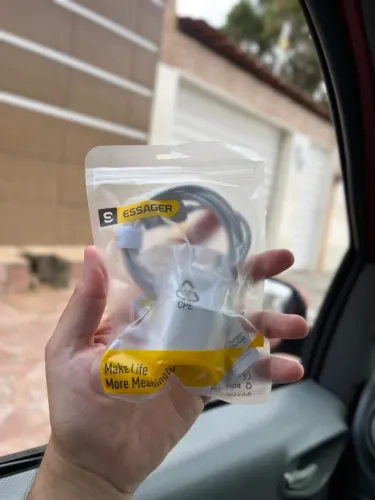 Carregador Essager 20W GaN + Cabo Tipo C | Carregamento Rápido