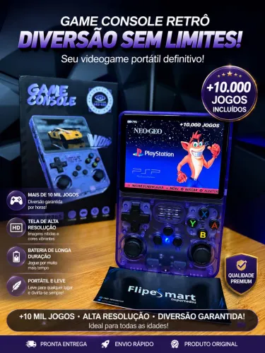 Video game Portátil retrô(+10 mil jogos)