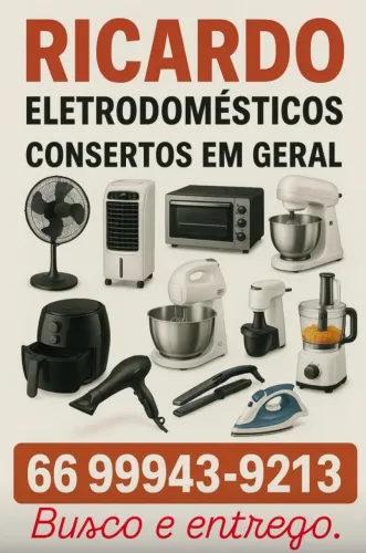  Só ventús Consertamos de eletrodomésticos em geral buscamos e entregamos na sua residênci