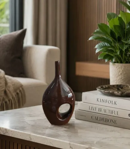 Vaso Decorativo Moderno em Cerâmica