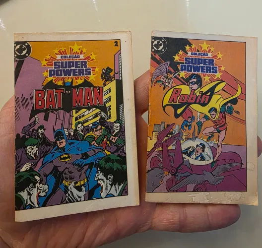 Hqs Super Powers Batman Robin anos 80 completas e originais