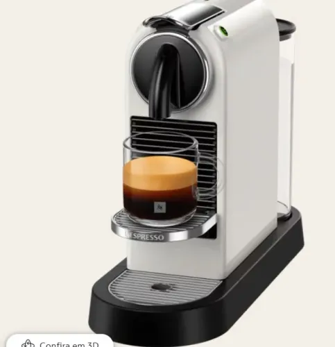 máquina de café Nespresso CitiZ Branca 110V (Nova)