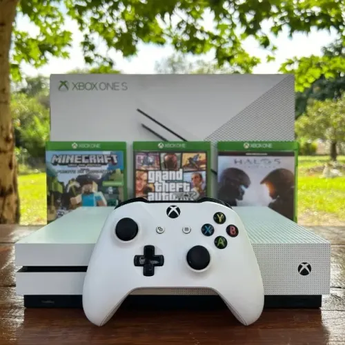 Xbox One S 1TB Seminovo Com Garantia Controle Original e Jogo