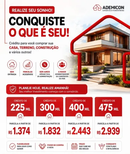 Seu sonho está na sua porta !