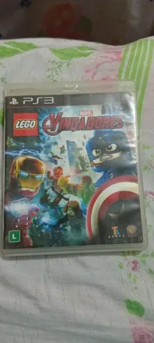 Lego Marvel original de ps3 capa está bem conservada e o disco está novo
