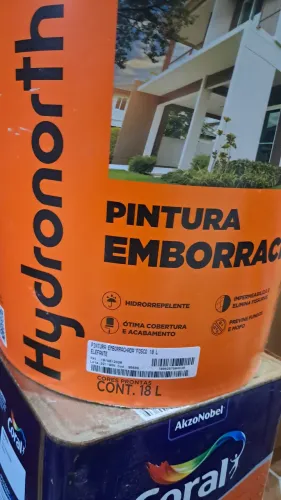 Vendo 2 latas tinta otima qualidade coral e Hidronorte 18 litros