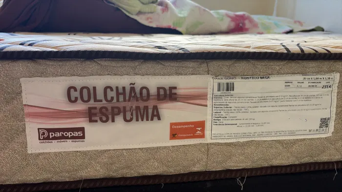 ? Colchão de casal Paropas