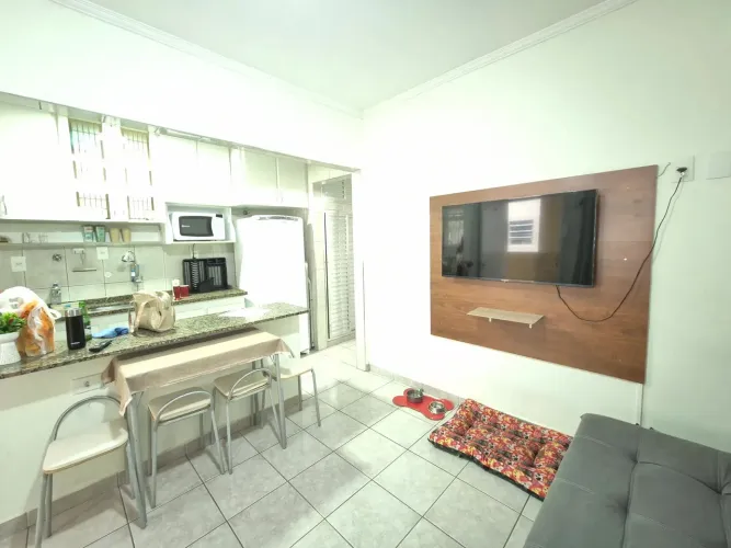 Apartamento na praia do Gonzaga em Santos