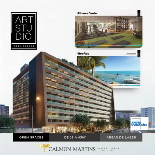 ART STUDIO OPEN SPACES - Apartamentos de 18 a 45 m², em Armação