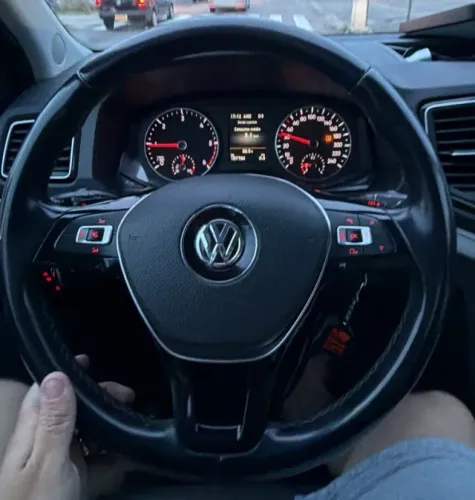 Volante multifuncional VW original completo com airbag
