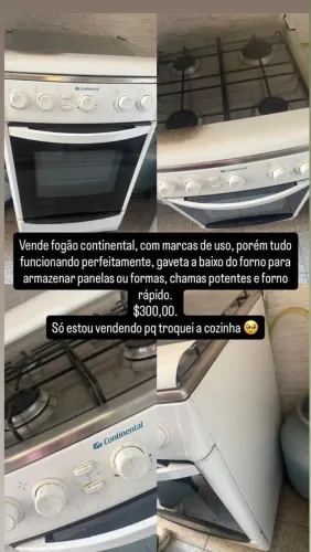 Fogão continental usado