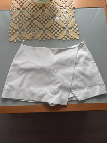 Short Saia Branca Zara