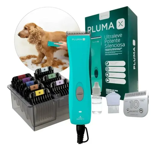 VENDE MÁQUINA DE TOSA PROFISSIONAL PROPETZ PLUMA 30W COM 8 PENTES INOX.