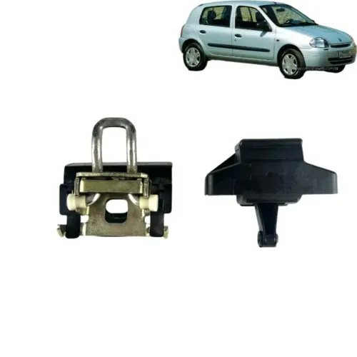 Kit Fechadura Batente Porta Malas Renault Clio Logan Symbol Sandero 2000 a 2013