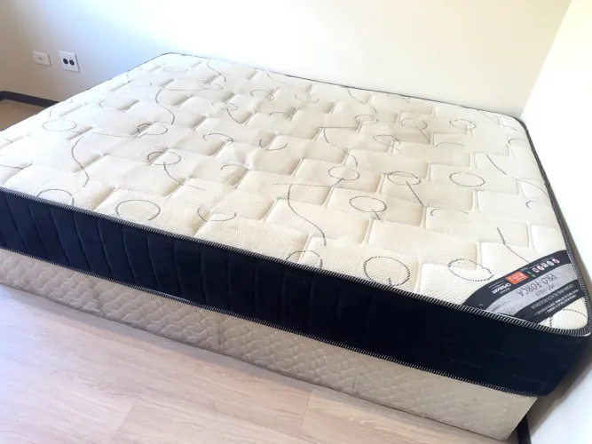 Cama box casal Colchão Ortopédico Ortobom