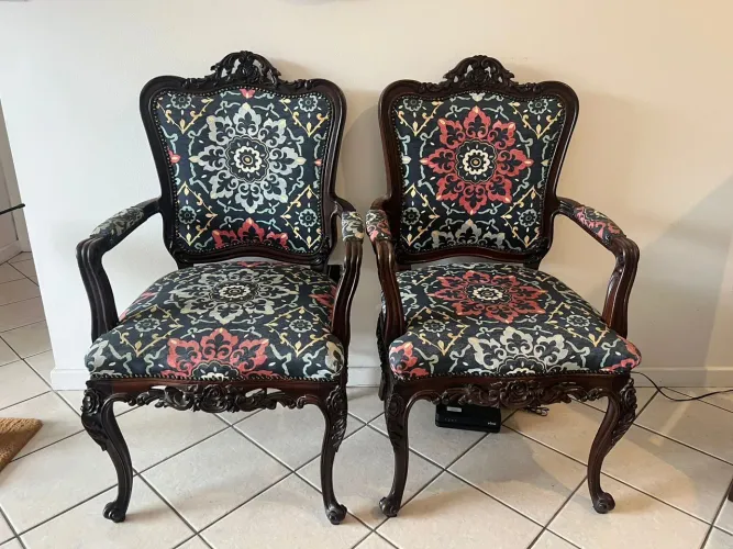 Poltronas Originais Luíza XV