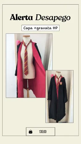 Capa Harry Potter grifinoria 