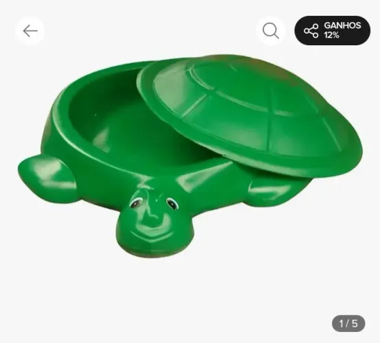 Piscininha modelo tartaruga infantil