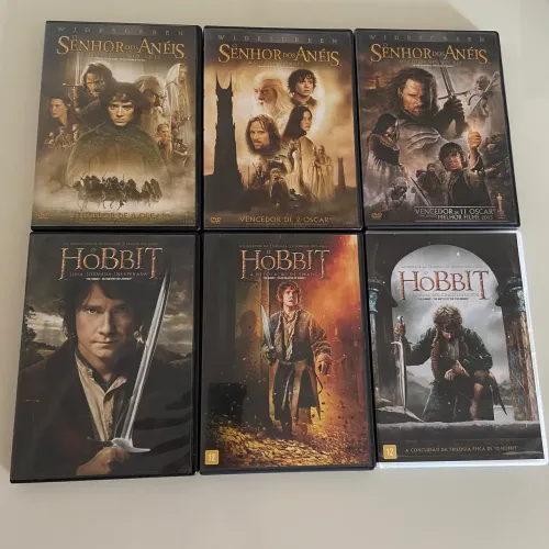 Coleção Senhor dos Anéis + Hobbit (Edição especial com pingente)