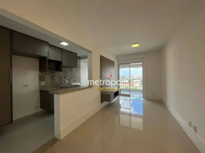 Apartamento com 2 dormitórios para alugar, 75 m² por R$ 4.999,23/mês - Barcelona - São Cae