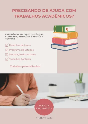 Trabalhos Acadêmicos e Reforço Escolar