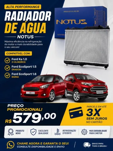 Vendo radiador de água
