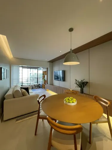 Apartamento mobiliado à venda no Edifício Forte São Paulo, no Cambuí, Campinas