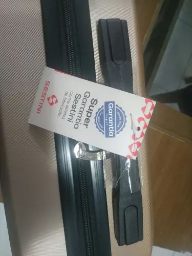 Frasqueira Maleta viagem de Dourada nova com etiqueta Seistini Original