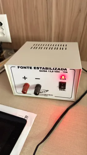 Fonte estabilizada 13,8 VDC 10A