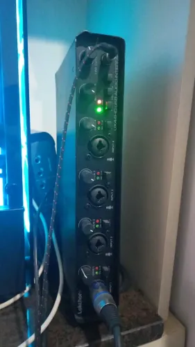 KIT HOME STUDIO - MICROFONE AUDIO-TECHNICA AT2020 + INTERFACE USB UX44-HD + ACESSÓRIOS