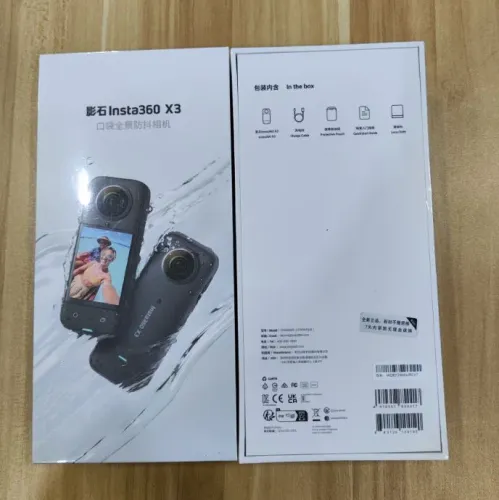 Câmera de ação Insta360 X3 standard lacrada