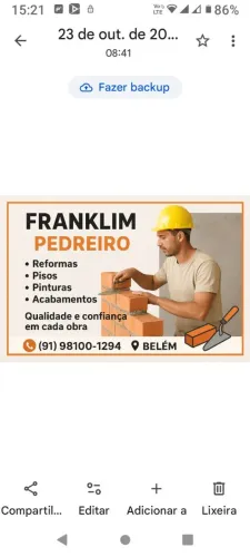 Pedreiro faz tudo
