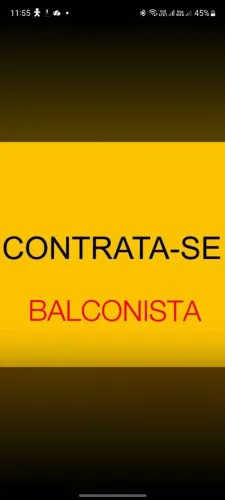 Contrata-se balconista