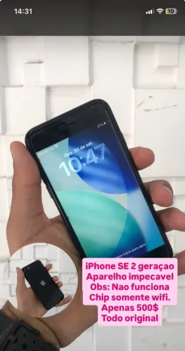 iPhone SE, 2 geração - somente Wi-Fi