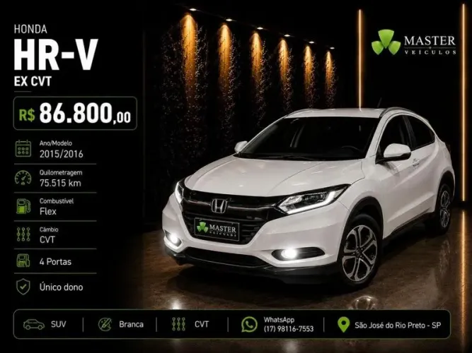 Honda HR-V EX 1.8 Flexone 16V 5P Aut. 2016
