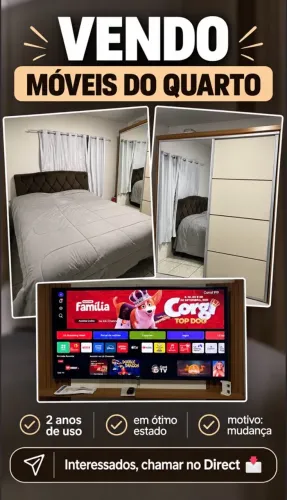Vendo móveis do quarto