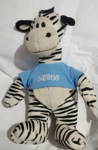 Pelúcia Zebra Nestlé (usado)