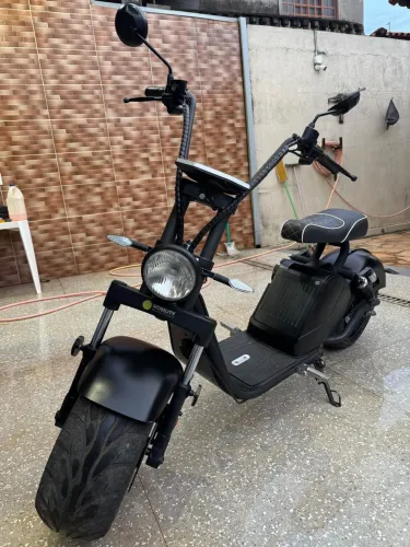  Scooter Elétrica Chubby 3.0 - 3000W Preta Fosca. 