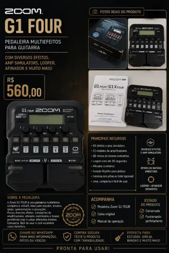 *VENDO ZOOM G1 FUOR*