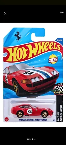 Ferrari 365 vermelha e 70 Chevy