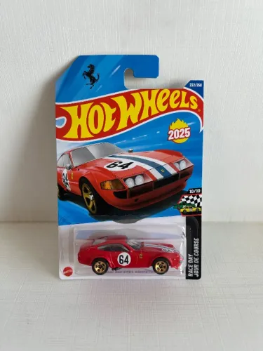 HotWheels Ferrari 365 GTB4 Competizione - Vermelha