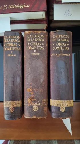 Obras Completas - Pedro Calderón de la Barca (Editorial Aguilar, 1952) 3 Volumes