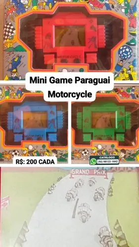 Mini Game Paraguai Anos 90 Motor Cycle = R$: 200
