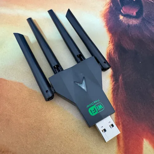 Receptor Wi-Fi Adaptador wireless Dual Band 4 antenas