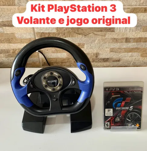 Volante PlayStation 3 com jogos original