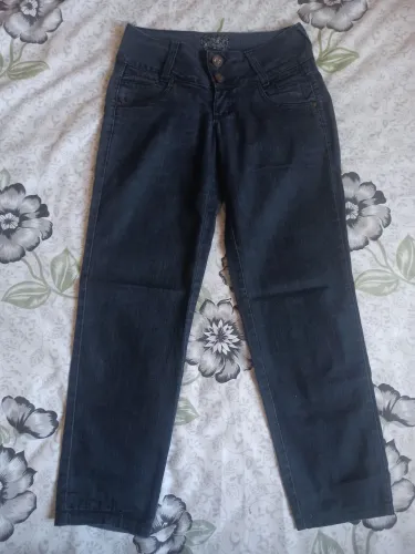 Desapego calça jeans feminina 38 azul escuro 