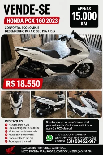 VENDO PCX 2023 160, ABS, VERSAO DLX