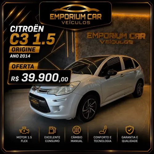 Citroen C3 Origine 1.5 Flex 8V 5P Mec. 2014