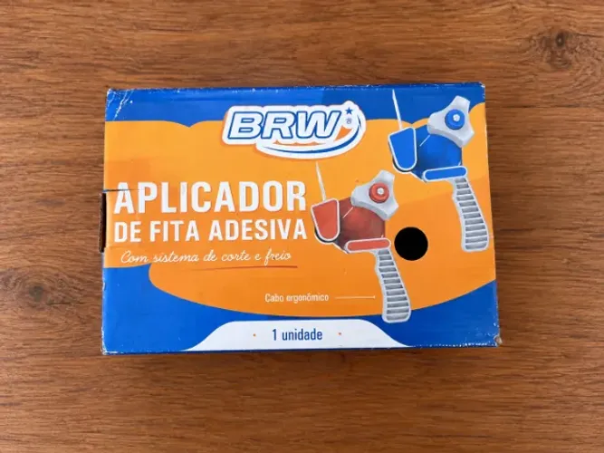 Aplicador de Fita Adesiva BRW AF1002 com Corte e Freio - Novo